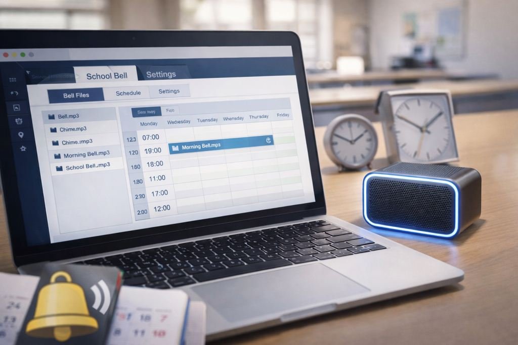 suara bel istirahat sekolah