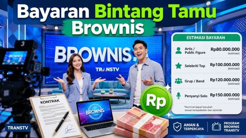 Bayaran Bintang Tamu Brownis