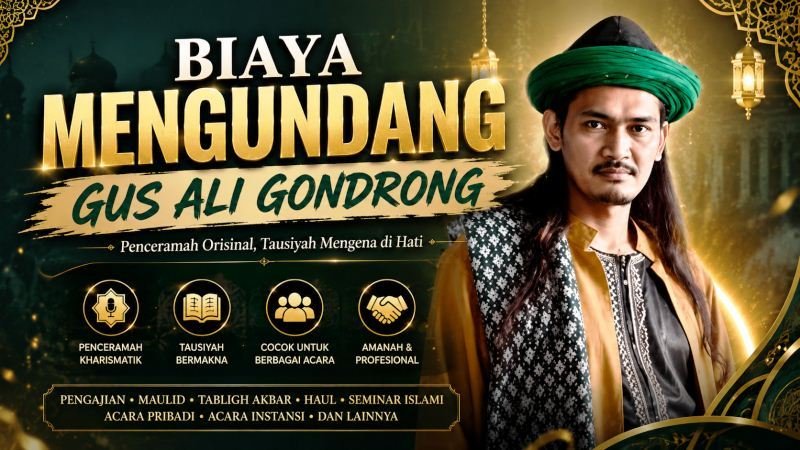 Biaya Mengundang Gus Ali Gondrong