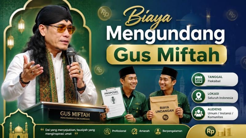 Biaya Mengundang Gus Miftah