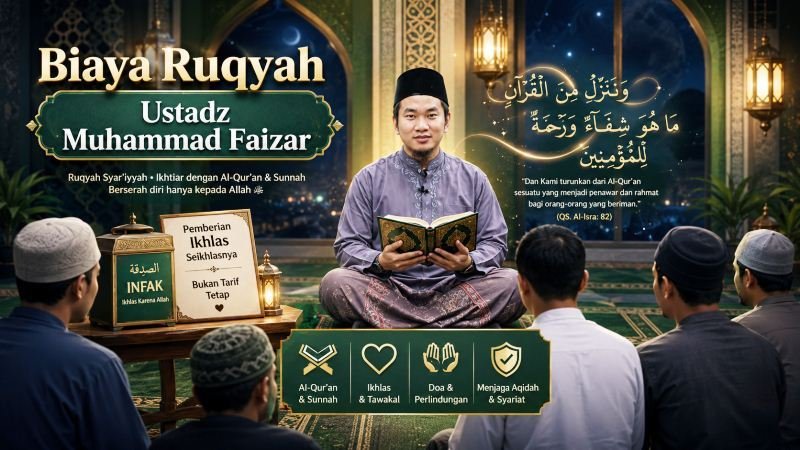 Biaya Ruqyah Ustadz Muhammad Faizar