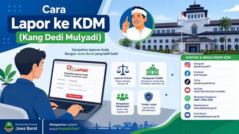 Cara Lapor ke KDM