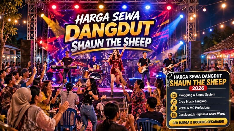 Harga Sewa Dangdut Shaun The Sheep