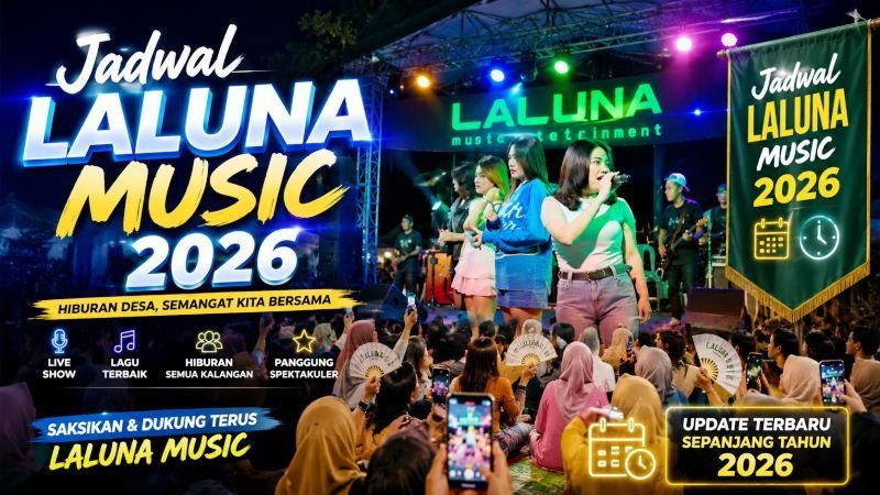 Jadwal Laluna Music 2026