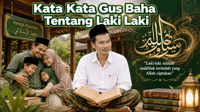 Kata Kata Gus Baha Tentang Laki Laki