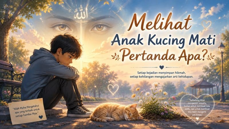 Melihat Anak Kucing Mati Pertanda Apa