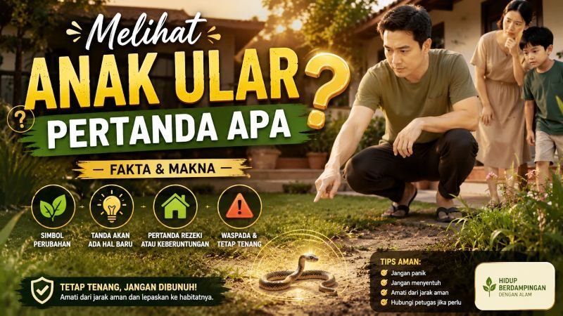 Melihat Anak Ular Pertanda Apa