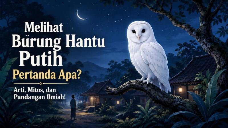 Melihat Burung Hantu Putih Pertanda Apa
