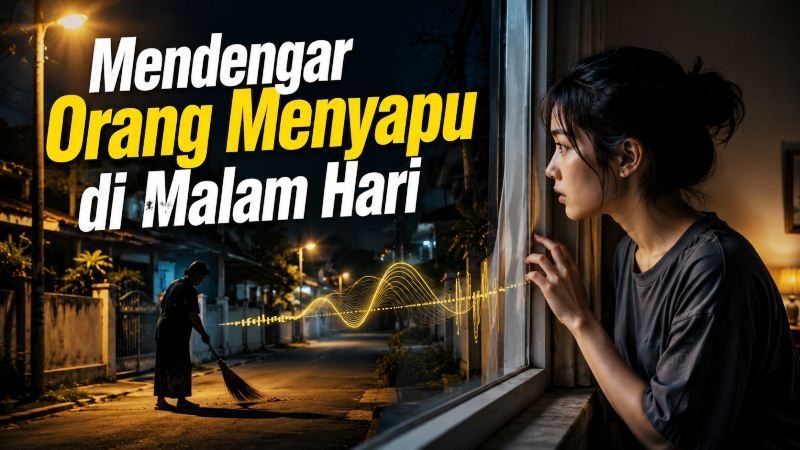 Mendengar Orang Menyapu di Malam Hari