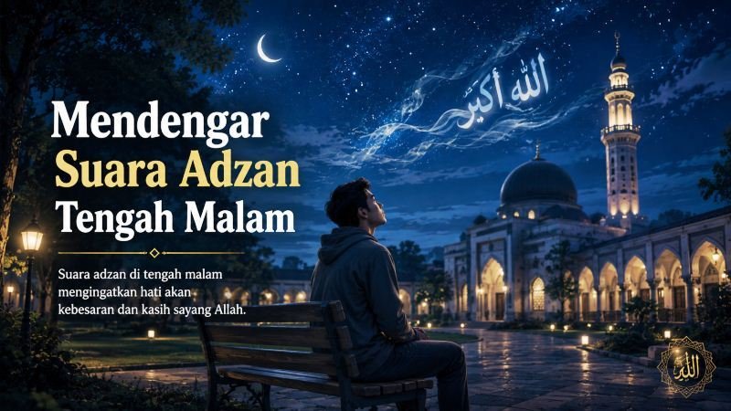 Mendengar Suara Adzan Tengah Malam
