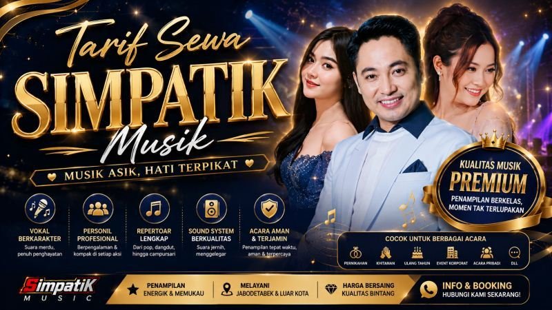 Tarif Sewa Simpatik Musik