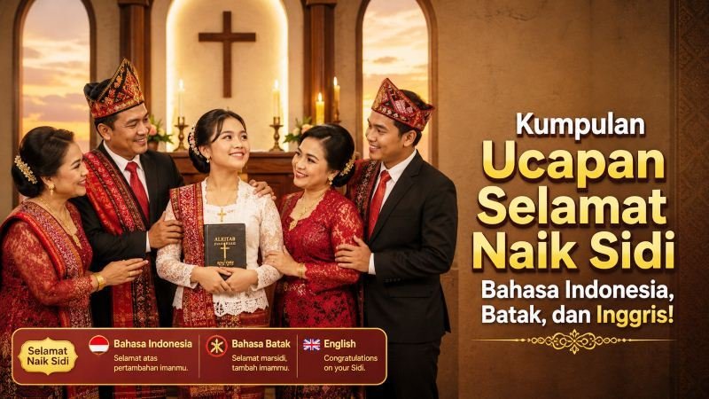 Ucapan Selamat Naik Sidi