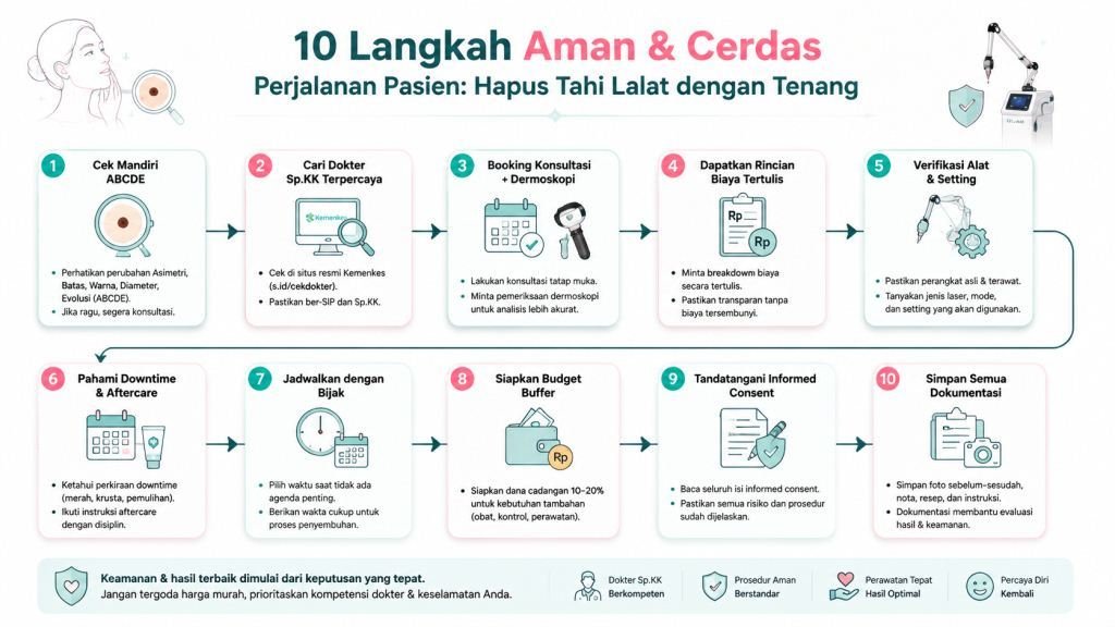 Langkah Praktis Hapus Tahi Lalat