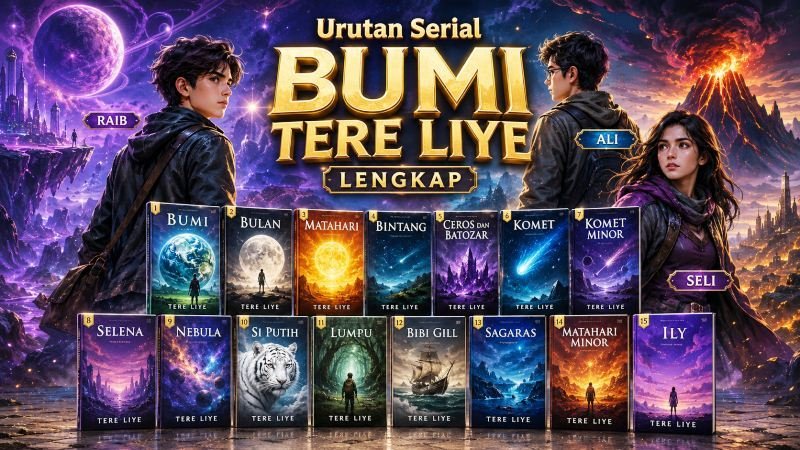Urutan Serial Bumi Tere Liye