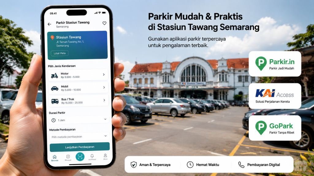 Cara Bayar Parkir Tunai vs Digital
