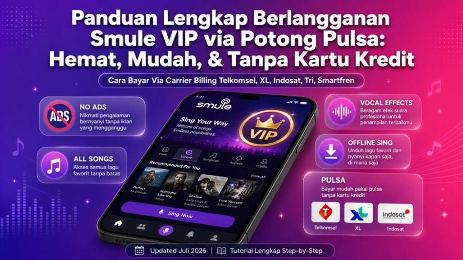 Cara Beli VIP Smule