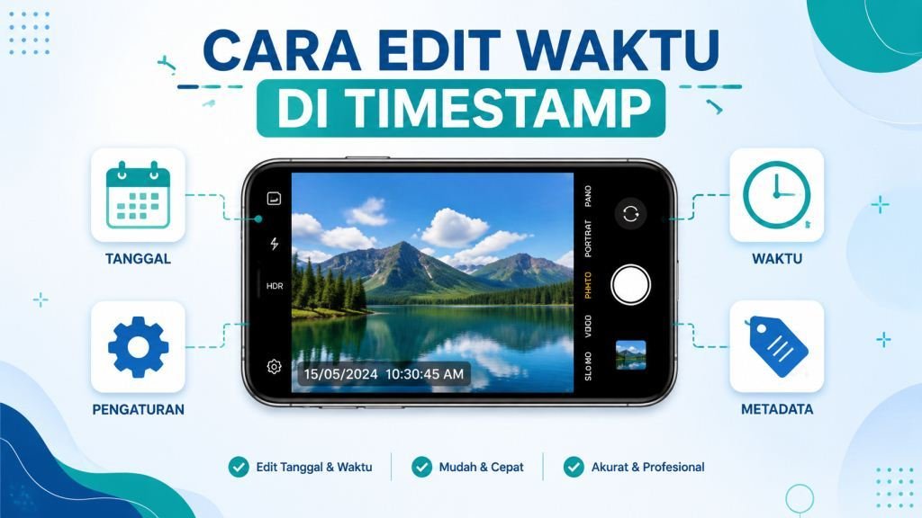 Cara Edit Waktu di Timestamp