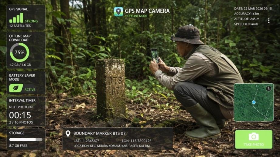 Cara Menggunakan GPS Map Camera