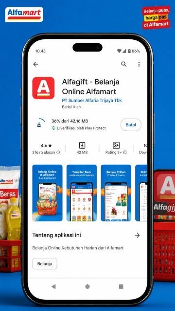Install Aplikasi Alfagift