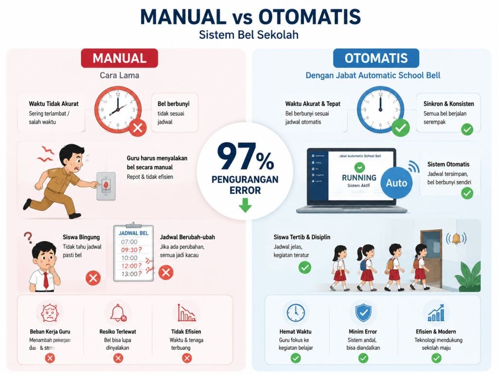 Manual VS Otomatis Bel Sekolah