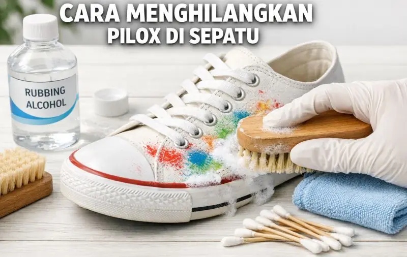 Cara Menghilangkan Pilox di Sepatu
